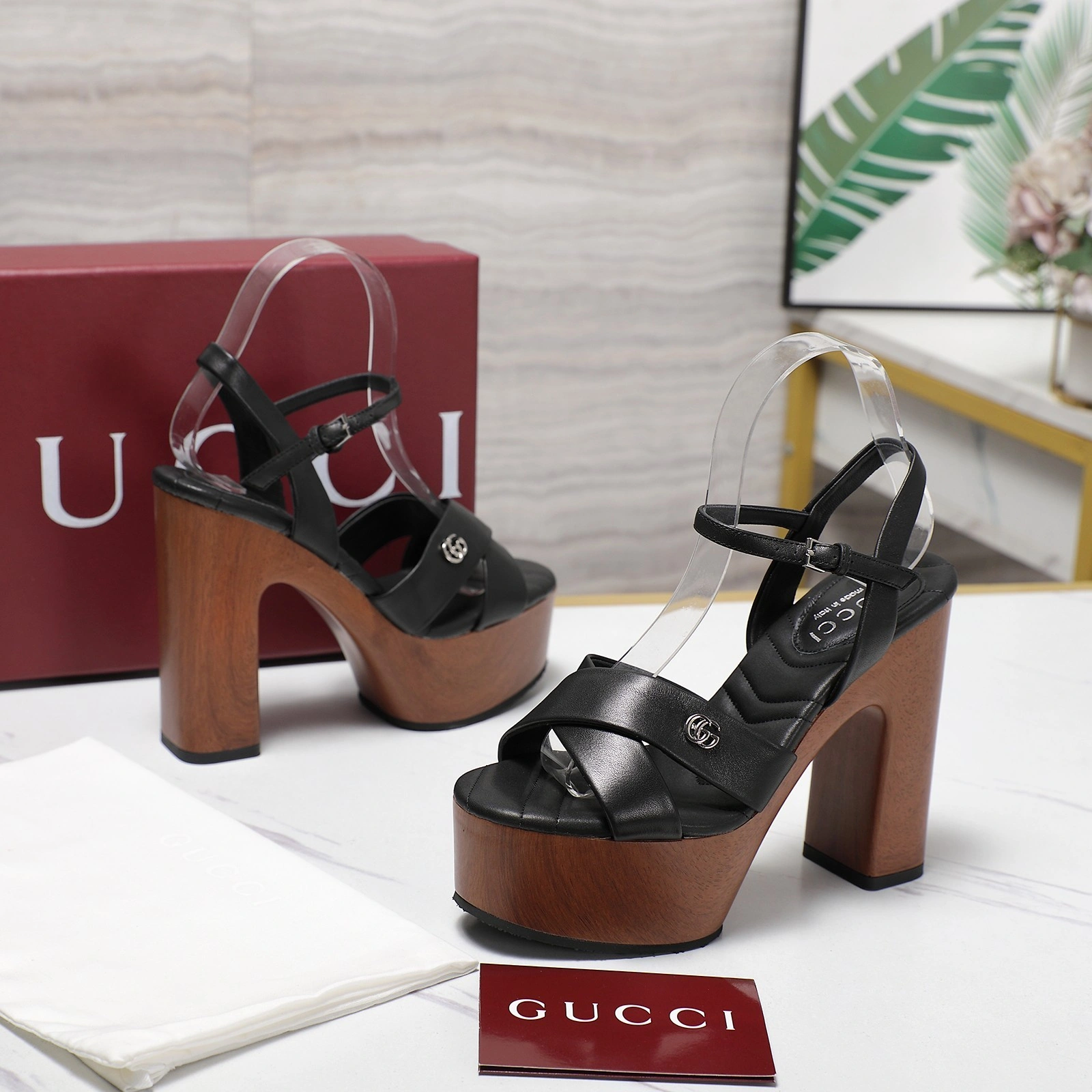 COCO-- 6u33i 835313 BKO00 1000 sheepskin cowhide Heel height：12.5cm item:E-X362I1038